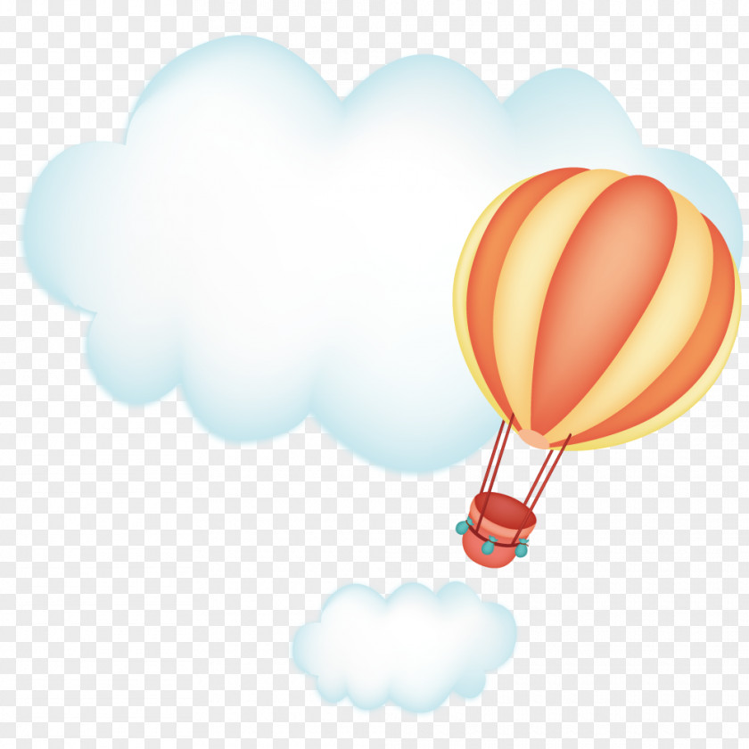 Clouds And Hot Air Balloon Cloud Sky PNG