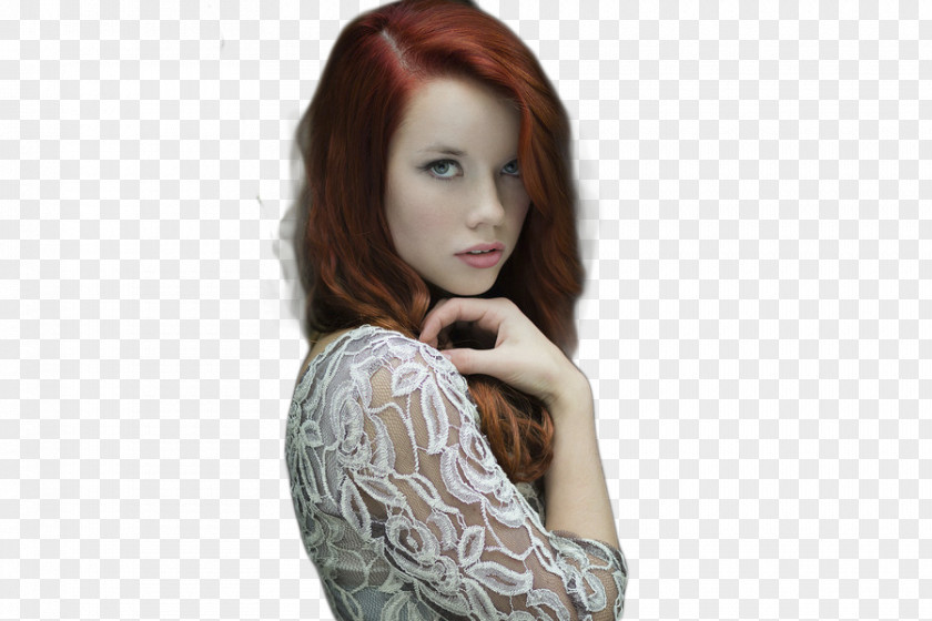 Free 3d Model Female Photography DeviantArt Hair Coloring Red PNG
