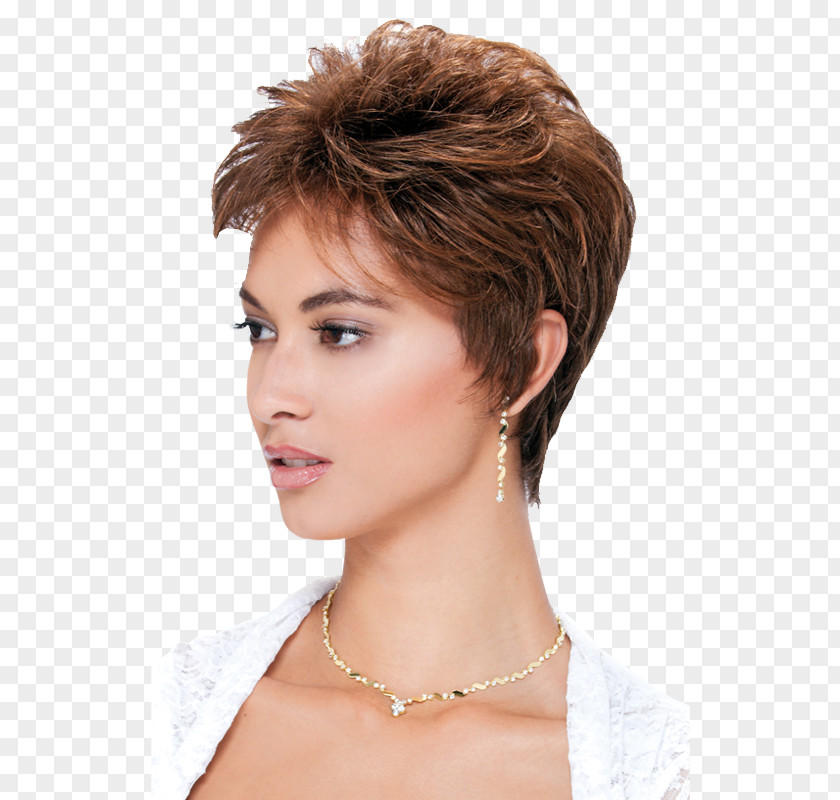 Hair Layered Coloring Brown Feathered PNG
