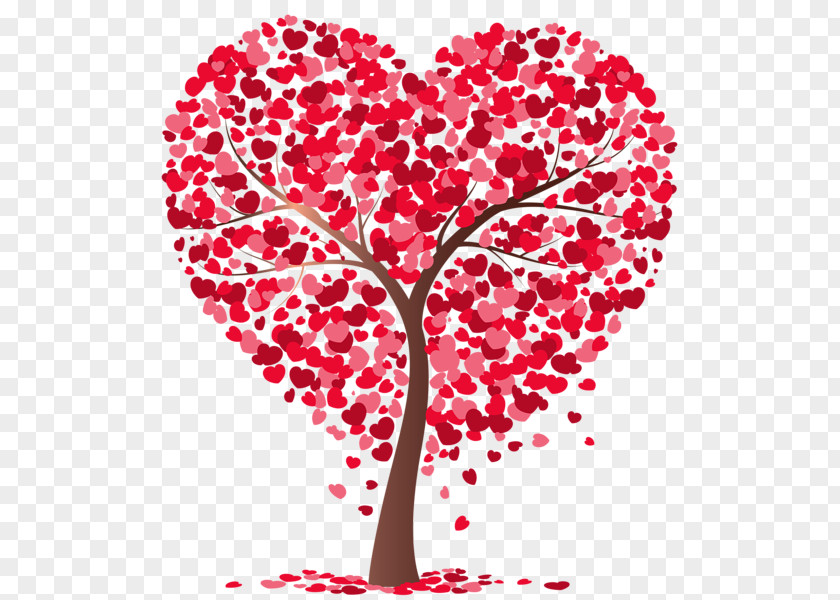 Tree Of Love Heart Clip Art PNG