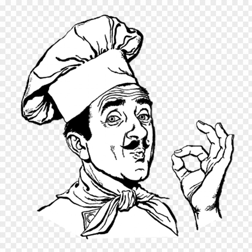 Chef Hat OK Hand PNG