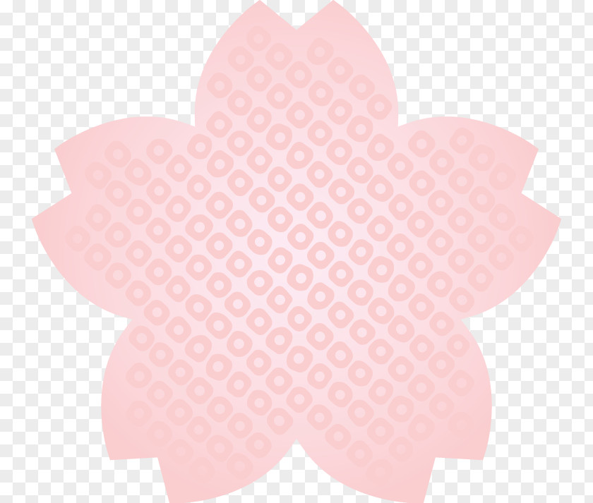 Pink Floral Decoration Petal Heart Pattern PNG