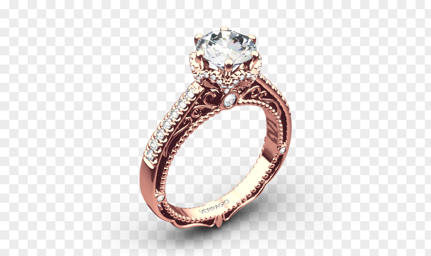 Prong Setting Engagement Ring Wedding Solitaire PNG