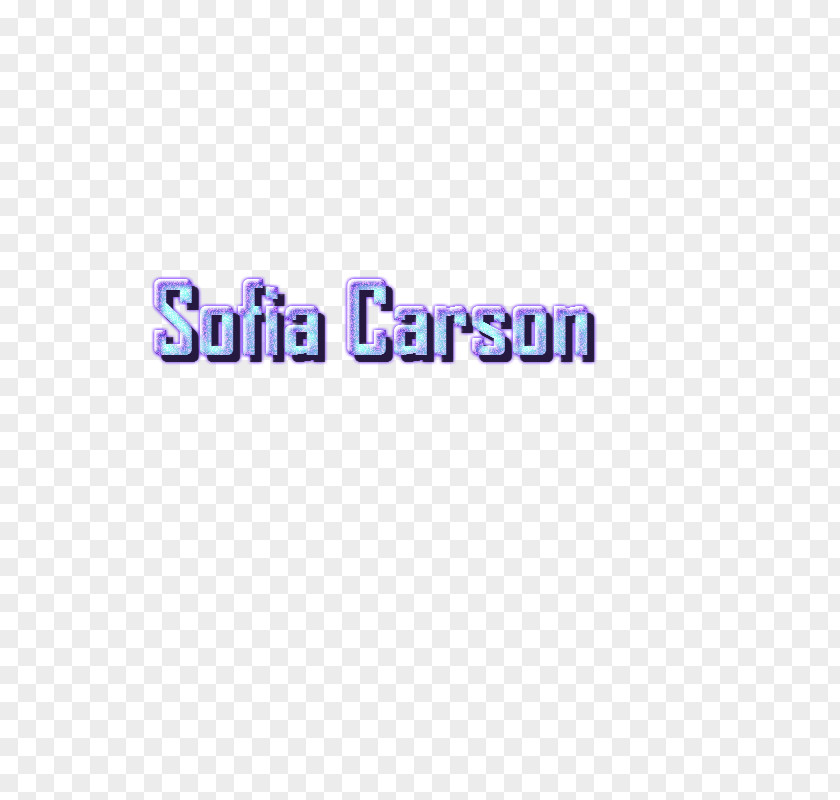 Sofia Violet Purple Logo Font PNG