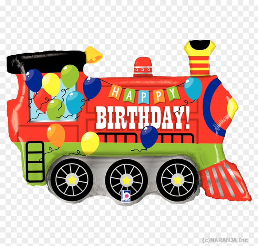 Train Thomas Birthday Balloon Party PNG