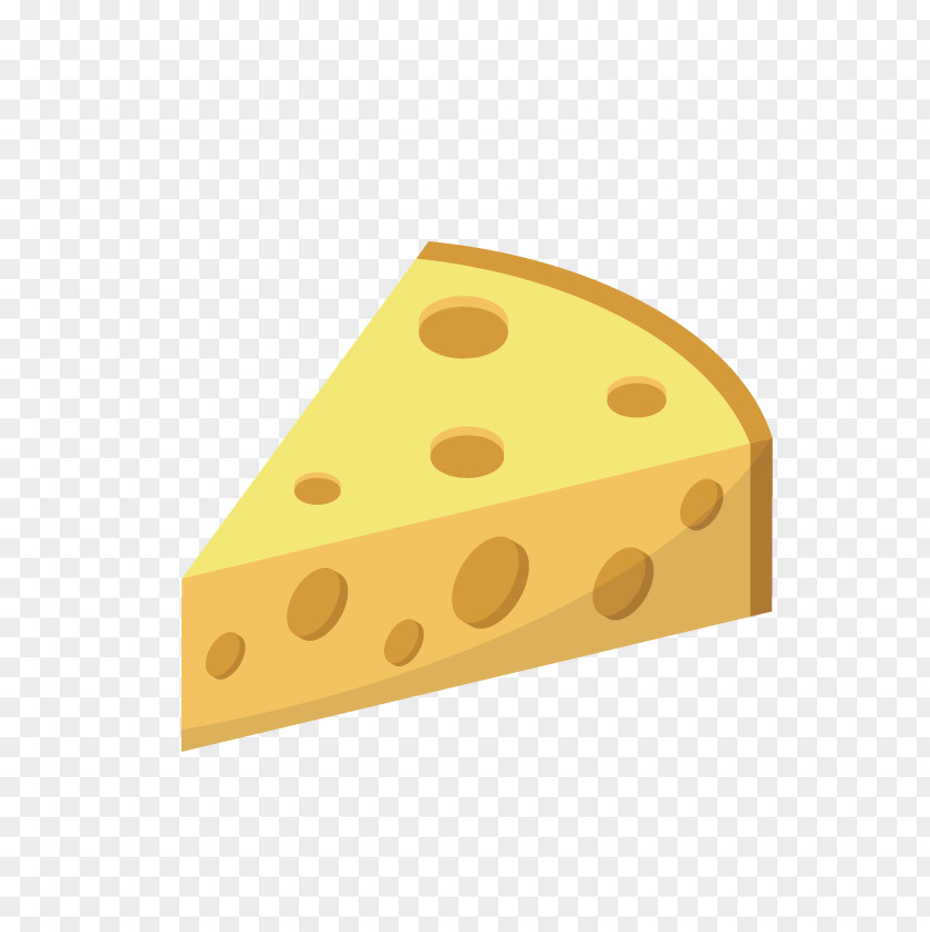 Vector Triangle Cheese Gruyère PNG