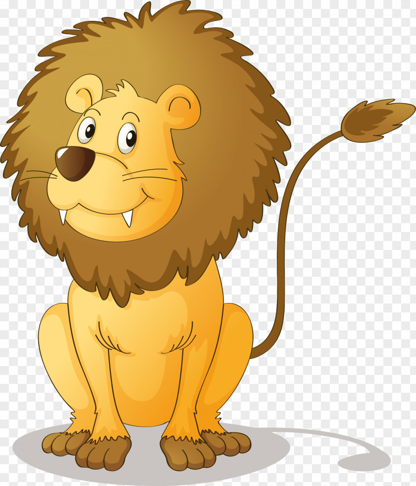 Walrus Lion Cartoon Clip Art PNG