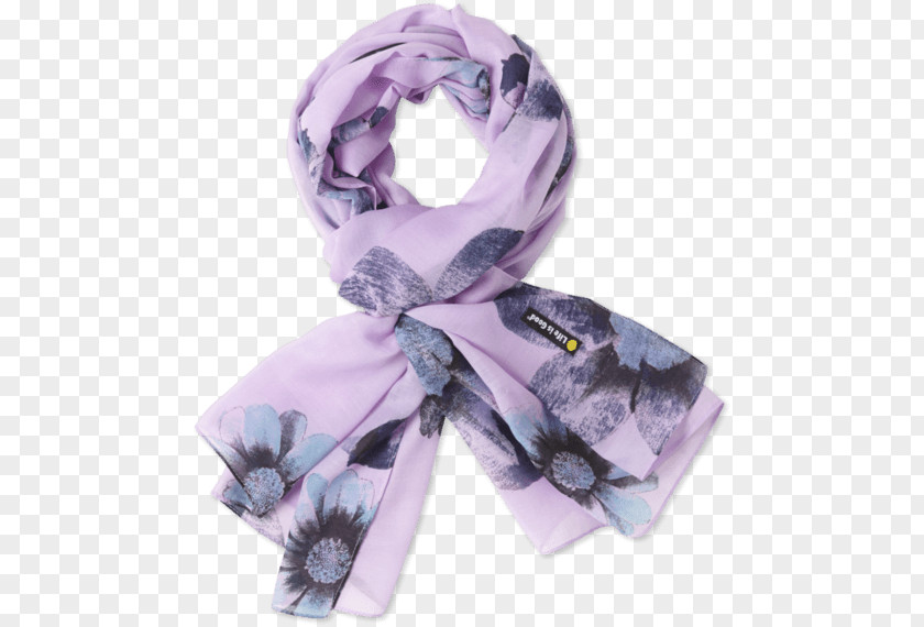 Watercolor Lilac Scarf PNG