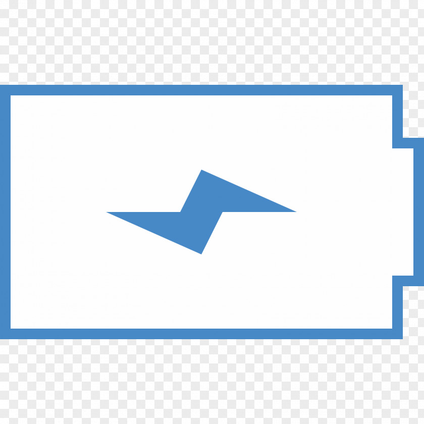 Battery Icon Line Triangle Point Number PNG