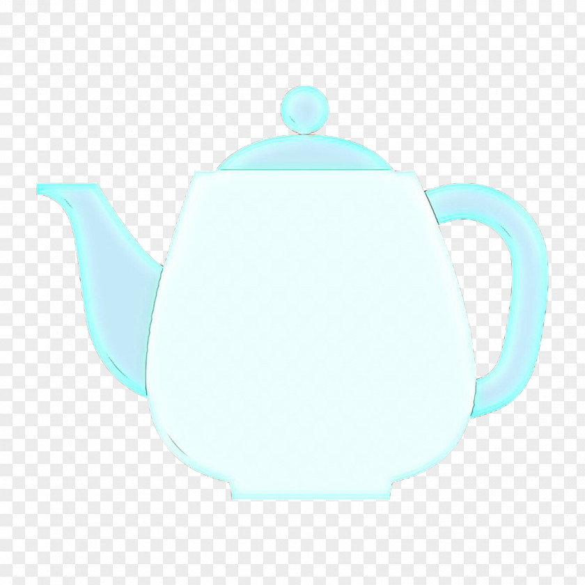 Serveware Tableware Kettle Teapot Lid White Blue PNG