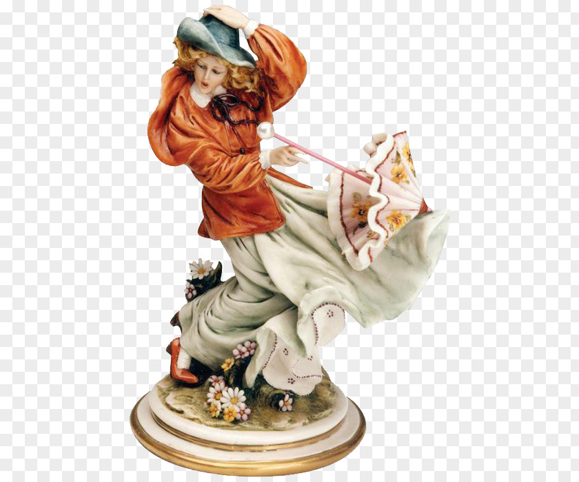 Medieval Sculpture Travel Vintage Lady Figurine Porcelain Clip Art PNG