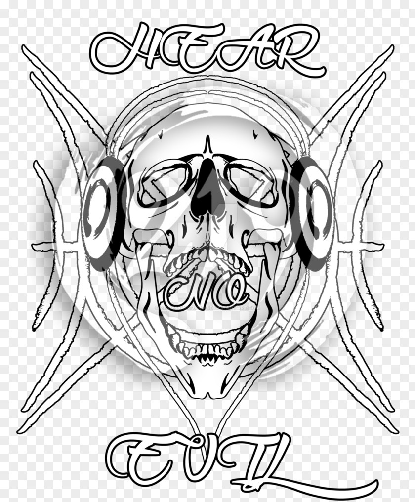 Scary Skull Graphic Design Visual Arts Logo PNG