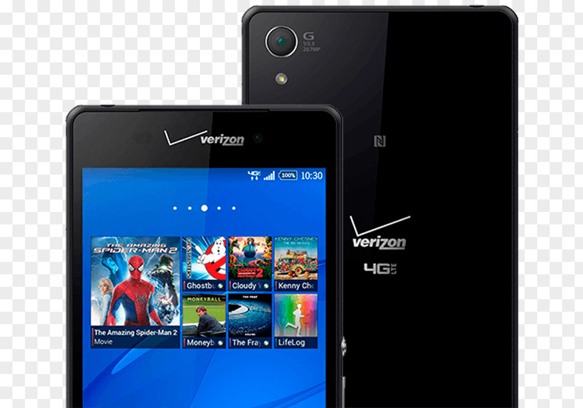 Smartphone Sony Xperia Z3+ Play Verizon Wireless PNG