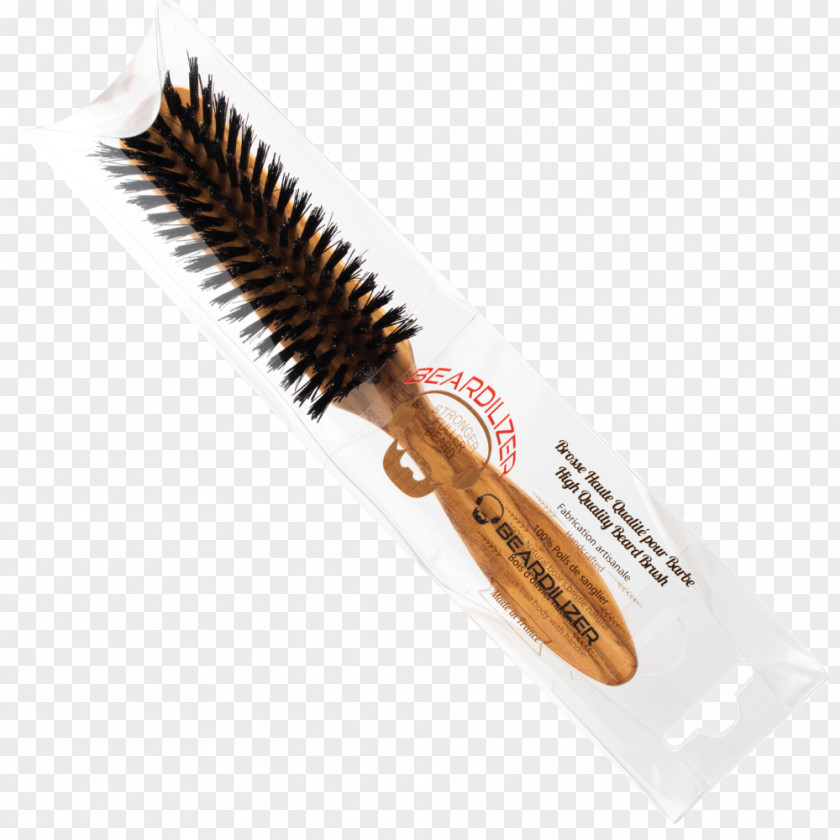 Beard Hairbrush Wild Boar Bristle PNG
