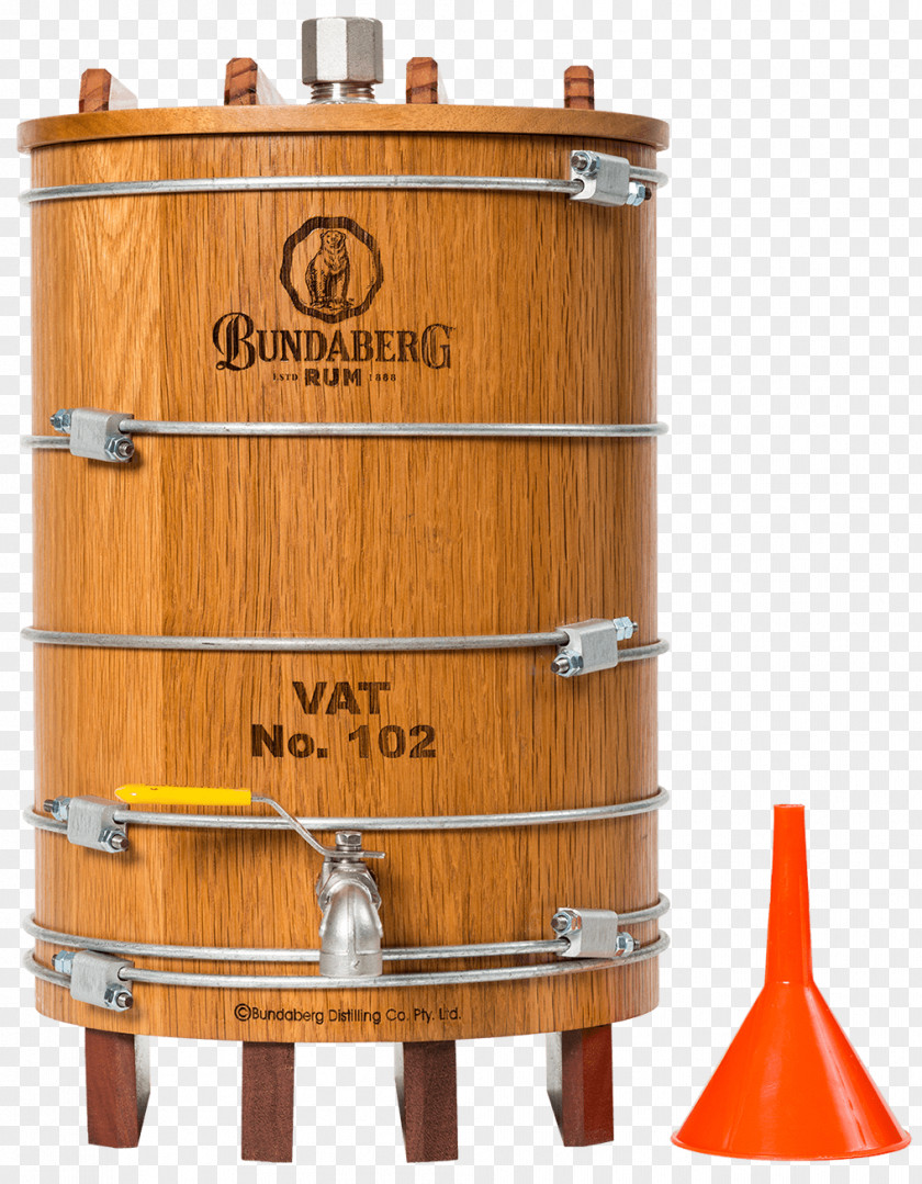 Bundaberg Rum Distillation Keg PNG