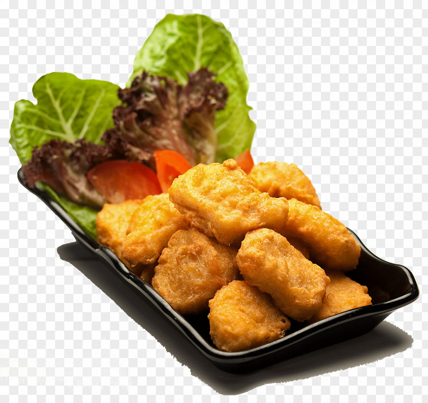 Crispy Chicken Nugget Fried Halal Fish Finger Fast Food PNG