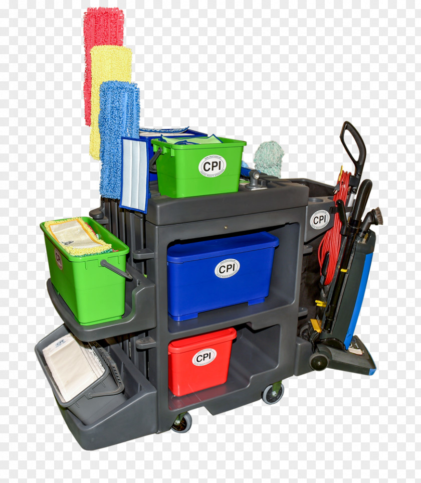 Floor Tile Janitor Commercial Cleaning Cart Machine PNG