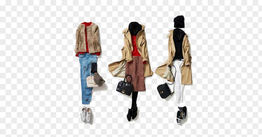 Khaki Women With Tokyo Basic: U30b9u30bfu30a4u30eau30b9u30c8u83cau6c60u4eacu5b50u304cu8d08u308bu6c38u9060u306eu30d5u30a1u30c3u30b7u30e7u30f3u30fbu30d0u30a4u30d6u30eb Trench Coat Fashion Accessory Skirt Closet PNG