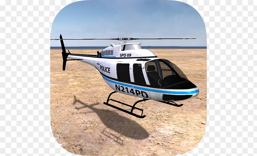 Police Helicopter On Duty 3D Android Hyena Life Simulator PNG