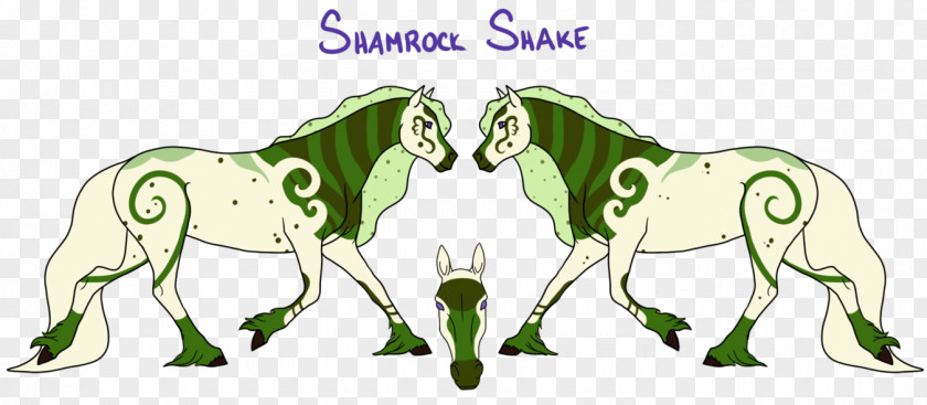 Shamrock Shake Foal Mustang Colt Clip Art Bridle PNG