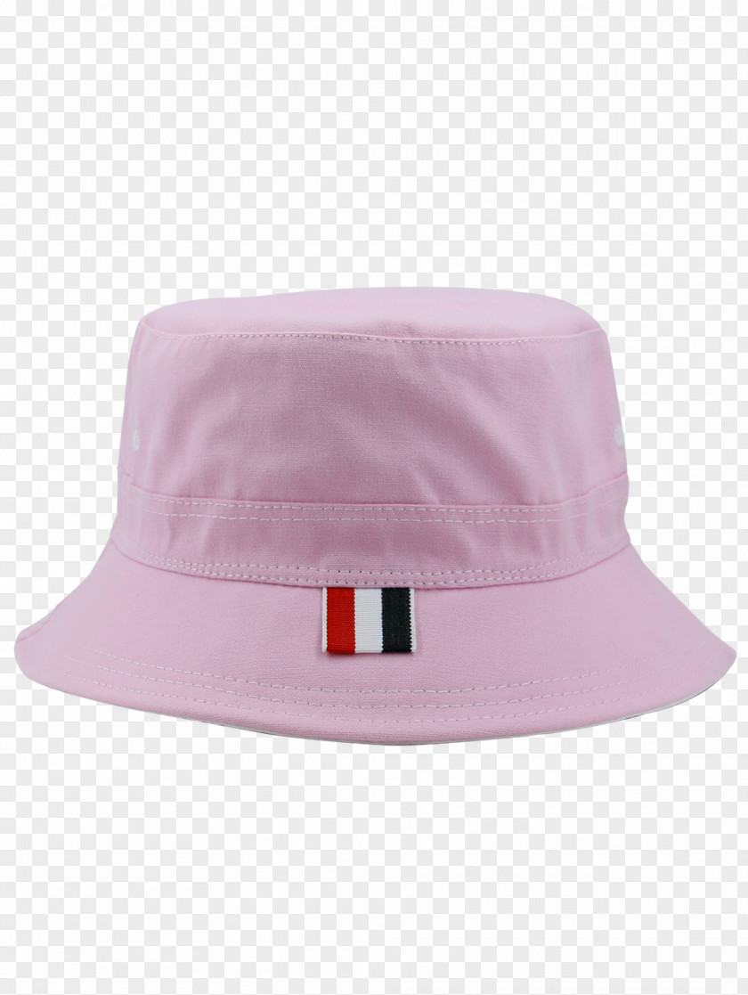 Solid Sunscreen Woman With A Hat Headgear Pink M Embroidery PNG