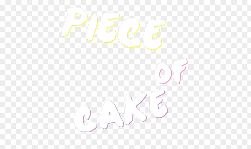 Piece Of Cake Logo Handwriting Brand Line Font PNG