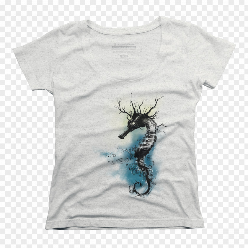 Seahorse T-shirt Clothing Turquoise Teal PNG