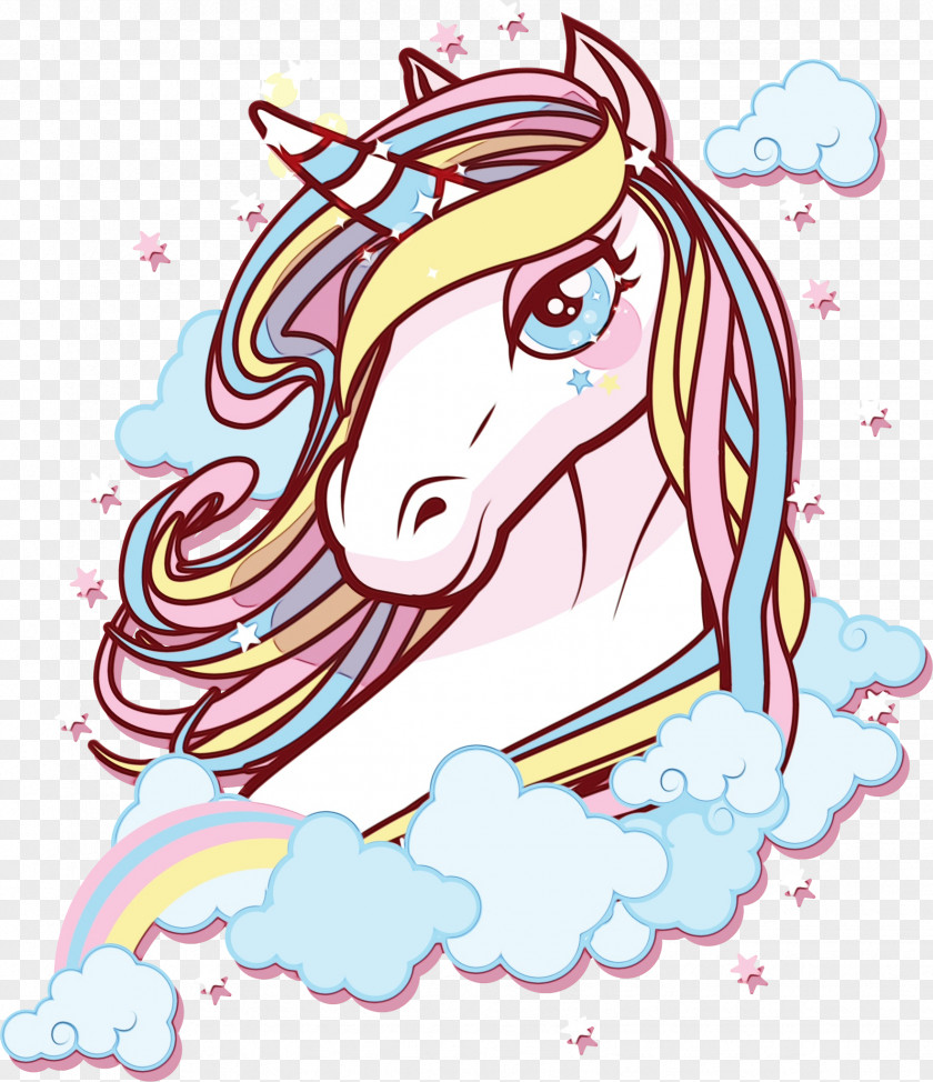 Unicorn Color Pony Drawing Sketchbook PNG