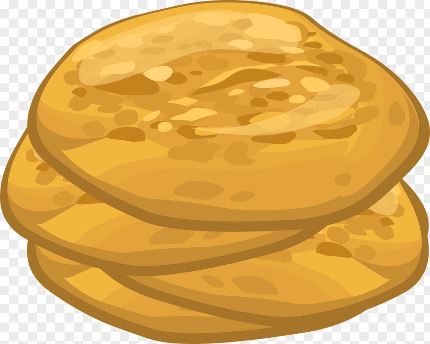 Butter Frybread Fried Egg Clip Art PNG