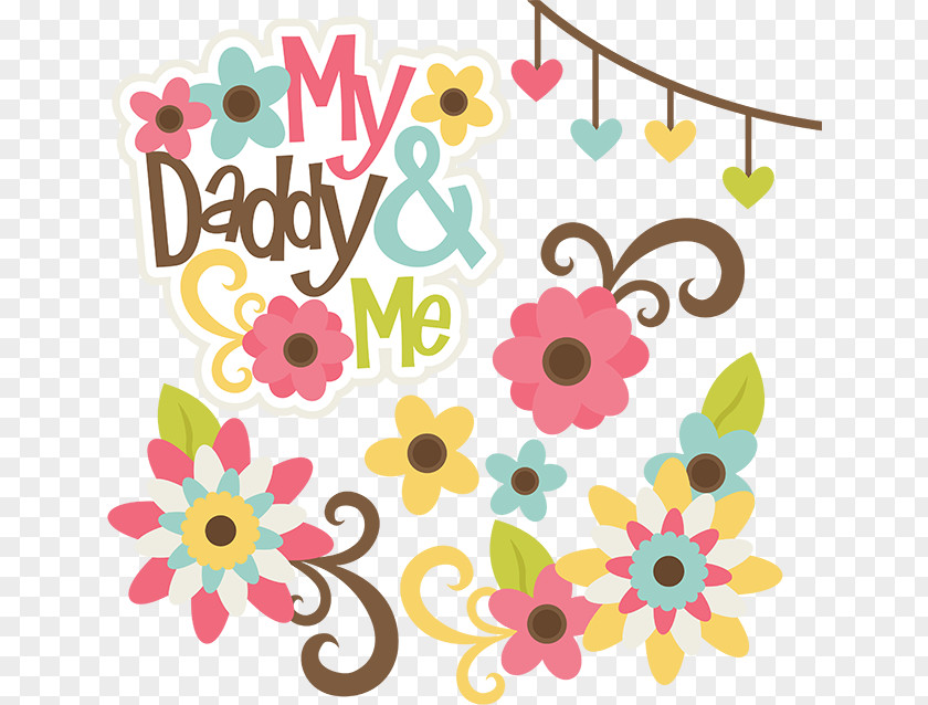 Daddy Father And Me Clip Art PNG