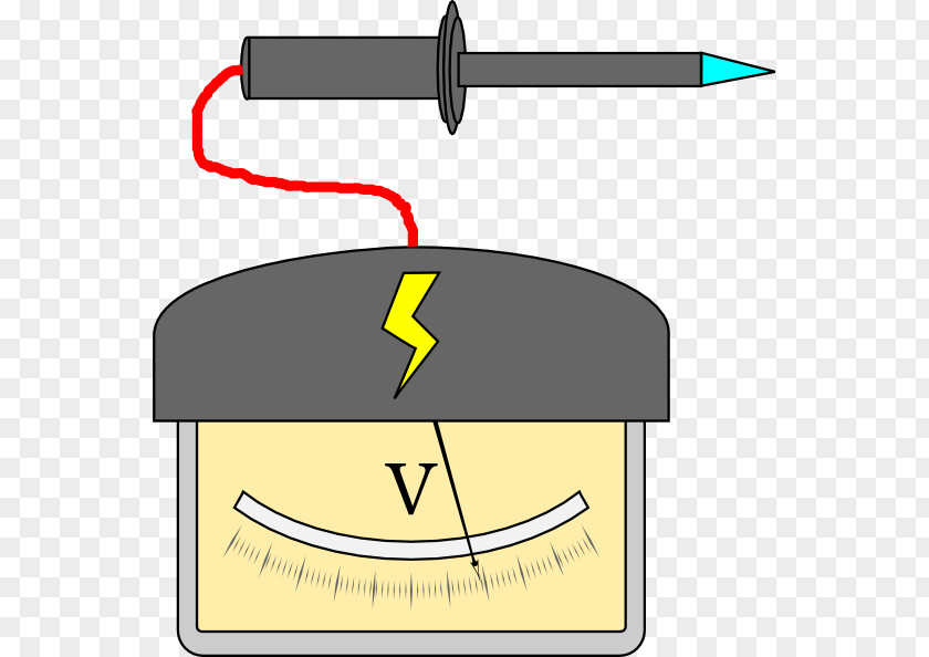 High Voltage Voltmeter Clip Art PNG