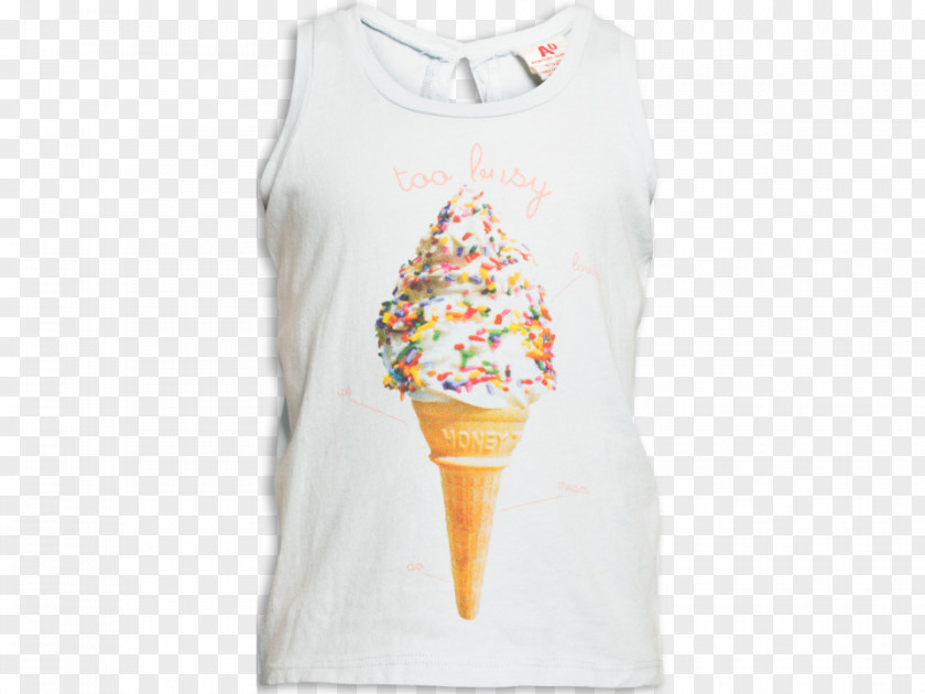 Ice Cream Orange T-shirt Cones Sleeve PNG