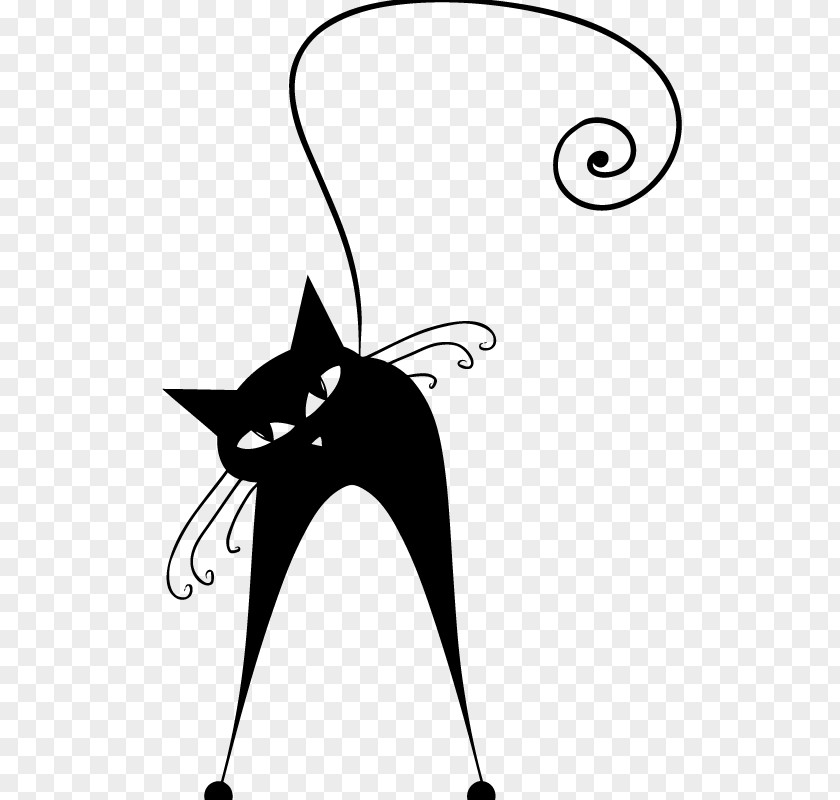 Kitten Sphynx Cat Silhouette Black PNG