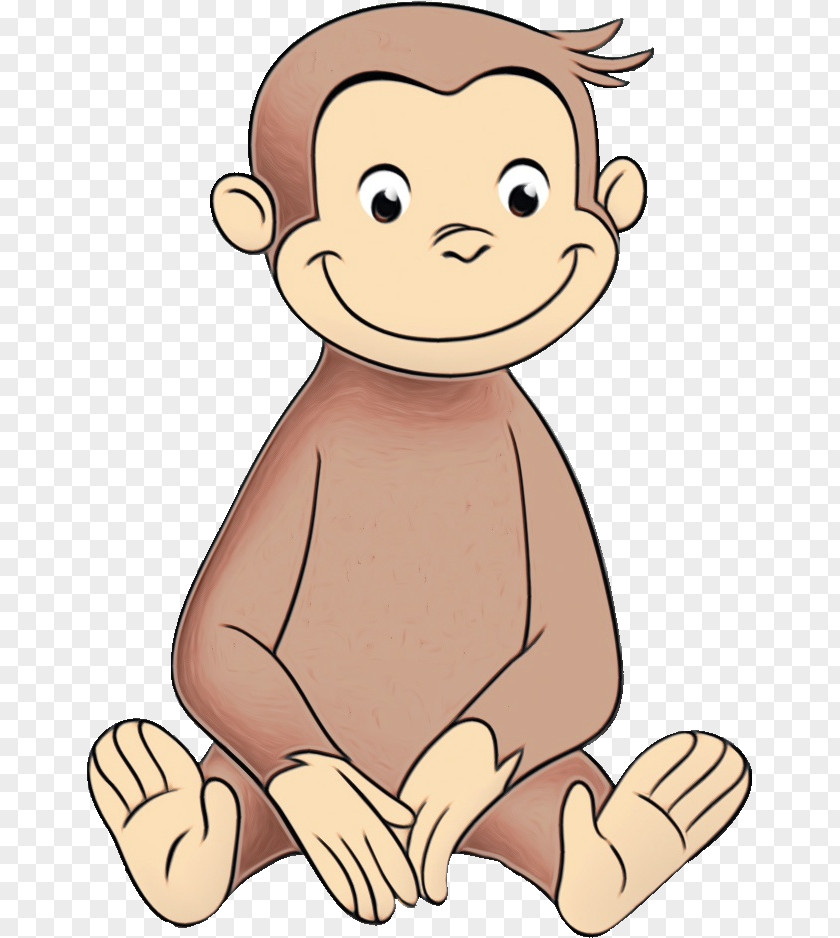 Old World Monkey Thumb Cartoon Finger Human Hand Pleased PNG