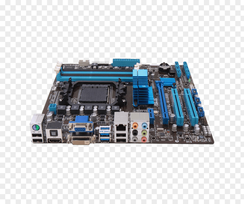 Socket AM3 Motherboard Central Processing Unit Computer Hardware ASUS M5A78L-M/USB3 AM3+ PNG