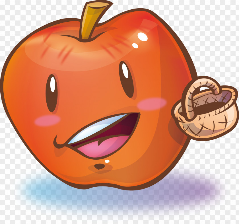 Apple Jack-o'-lantern Clip Art PNG