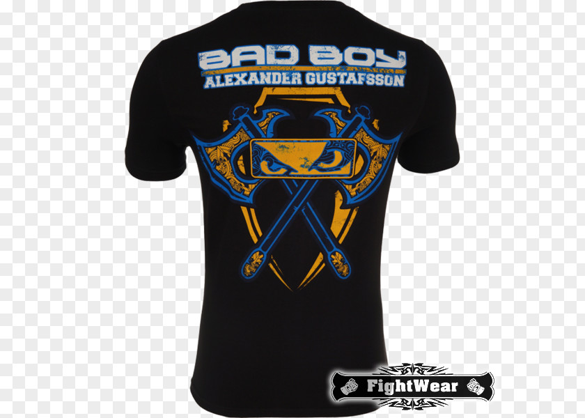 Bad Boy Mma T-shirt Mixed Martial Arts UFC On Fox 14: Gustafsson Vs. Johnson PNG