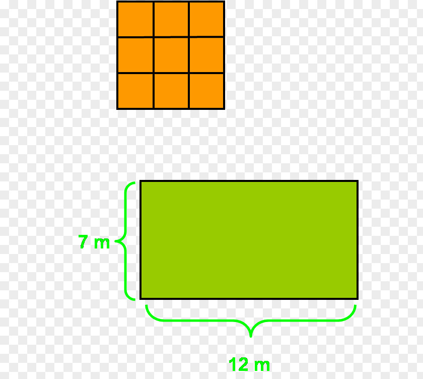 Cube Square Meter Area Calculation PNG