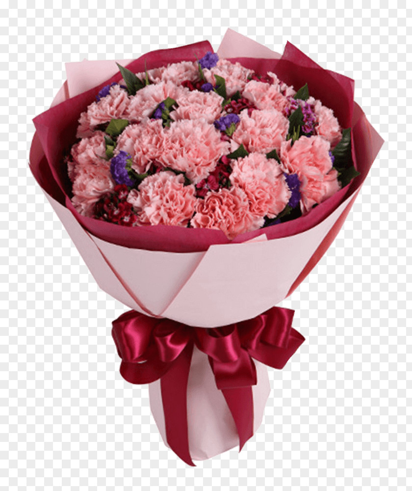 Place Order Mother's Day Cut Flowers Carnation Flower Bouquet Gift PNG