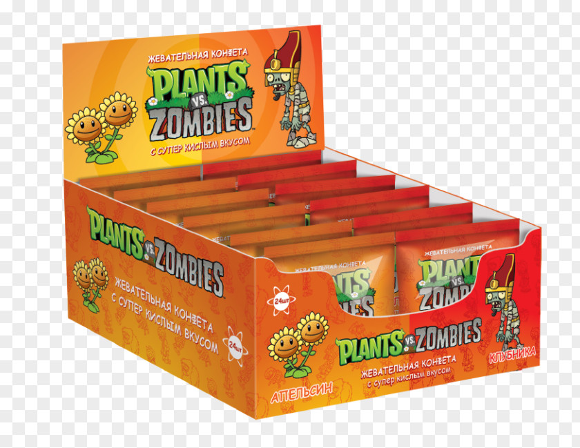 Plants Vs. Zombies Chewing Gum Caramel Candy PNG