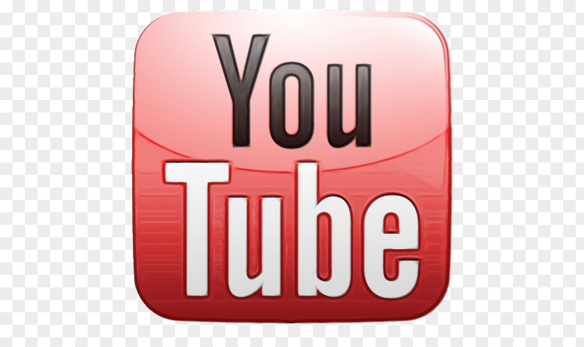 Red Text Youtube Live Logo PNG