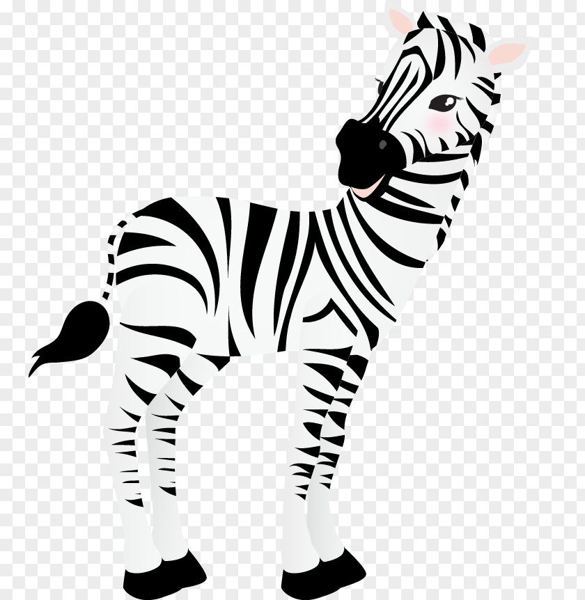 Cartoon Zebra Vector Material Tiger PNG