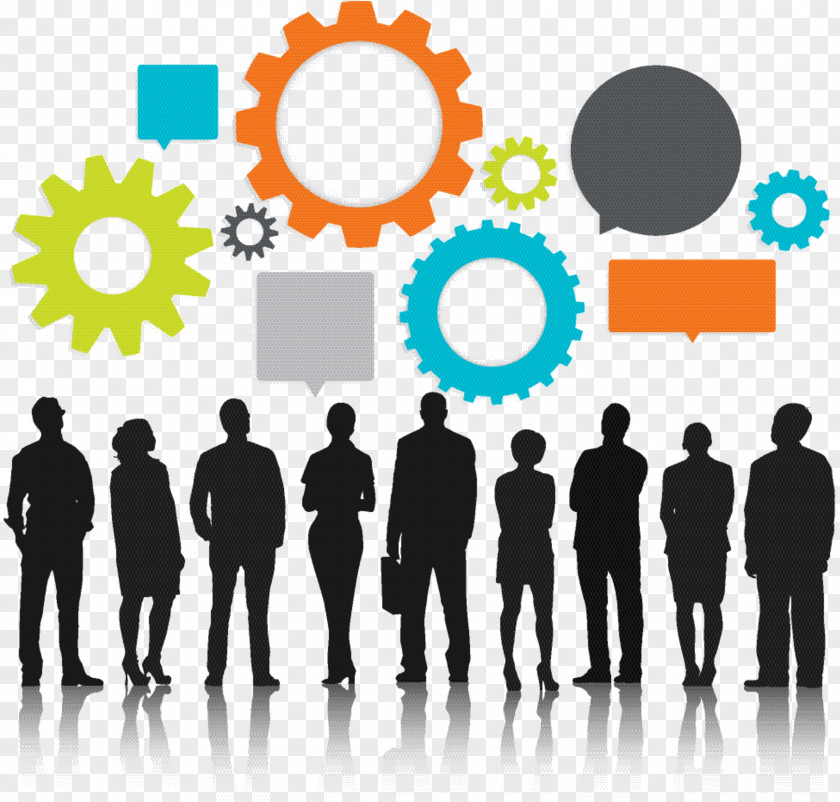 Collaboration Sharing Group Of People Background PNG