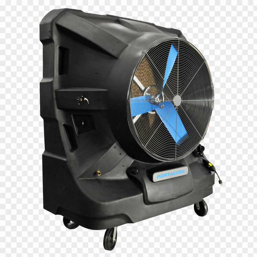 Fan Evaporative Cooler Jet Stream Cooling Air Conditioning PNG