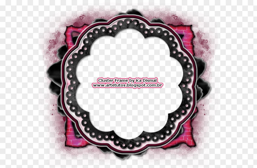 Nepal Ka Border Picture Frames Oval Pink M Pattern PNG