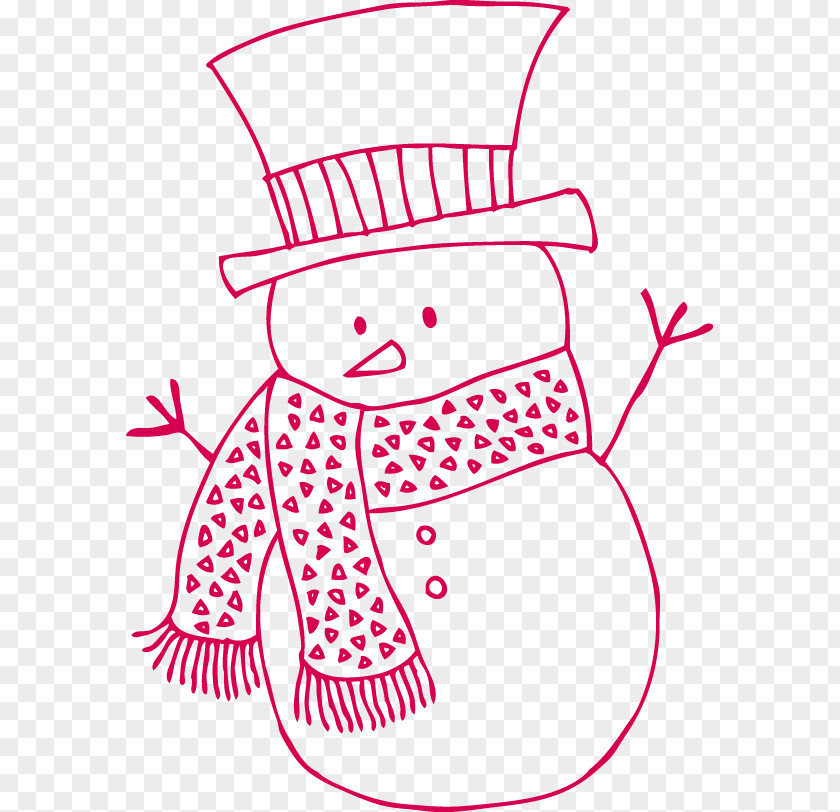 Snowman Vector Material Postage Stamp Rubber Cardmaking Craft PNG