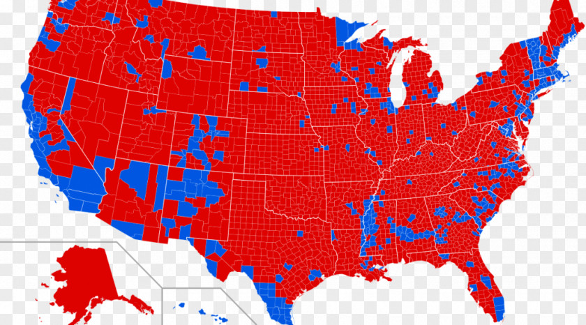 United States Road Map Red And Blue PNG