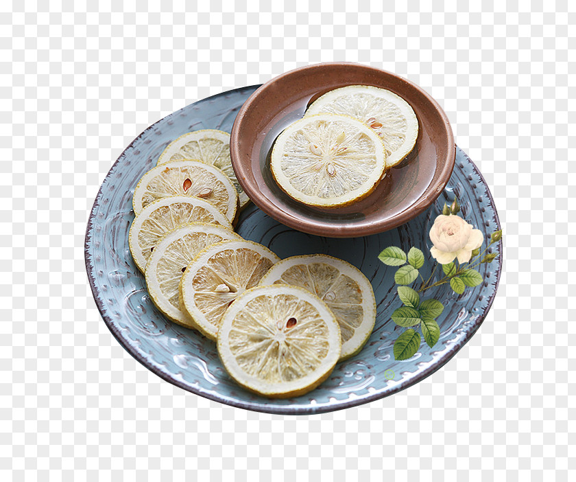 A Dish Of Lemon Slices Download Icon PNG