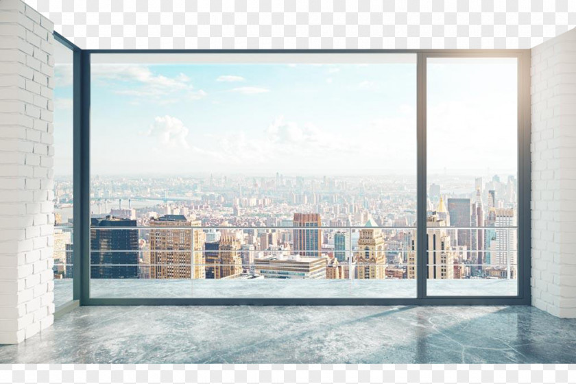 Building Floor Windows High Clear Buckle Material Loft Window Office Room Stock Photography PNG
