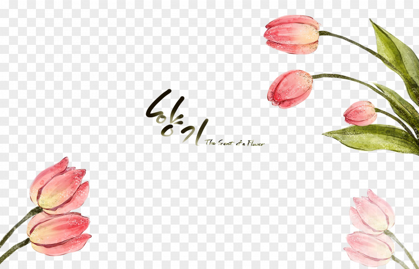 Hand-painted Watercolor Flower Painting Download PNG